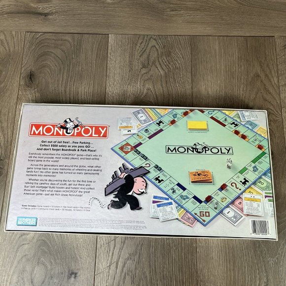 Monopoly Parker Brothers Real Estate Trading Game No.9  1970's Edition - Picture 2 of 13